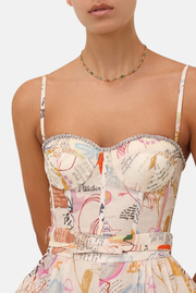 Crush Paneled Bodice Dear Diary