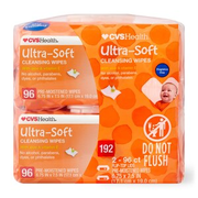 CVS Ultra-Soft Cleansing Wipes SoftPak, Scented, Unscented, Fresh Scent
