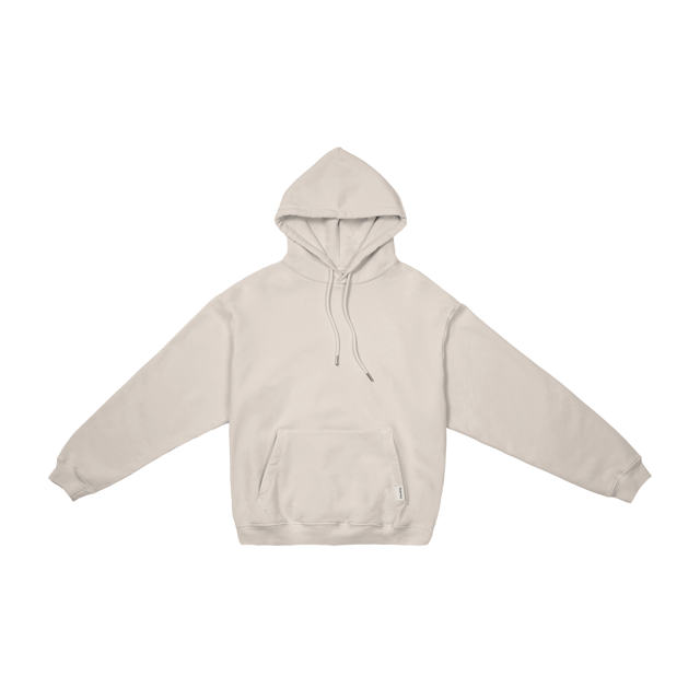 The Heavyweight Drawstring Hoodie in Cream
