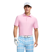 SWINGFLEX ELITE GOLF SHORT SLEEVE POLO - PRISM PINK