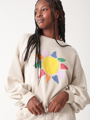 Balloon Sweatshirt - Sun Stone