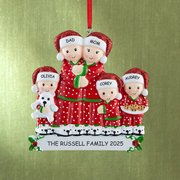 Pajama Family Ornament