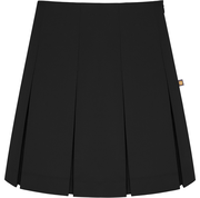 High Waist Box Pleat Skirt