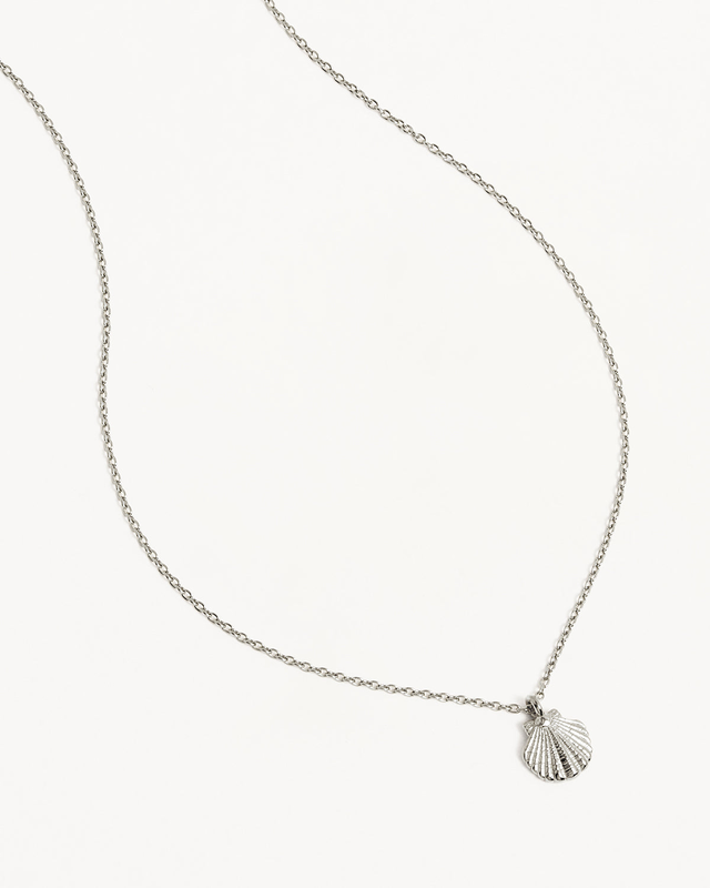 Sterling Silver By the Shore Shell Necklace