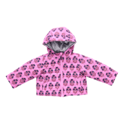 Girls Reversible Riley Jacket - Pink Strawflower