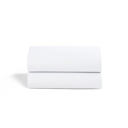 Crib 2 Pack Fitted Sheets - White
