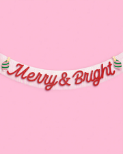 Merry & Bright Banner
