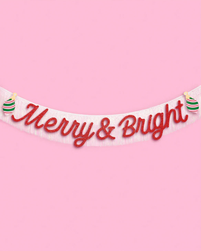 Merry & Bright Banner