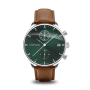 1815 Chronograph, Steel / Green Sunray