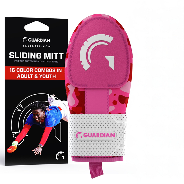 Guardian Baseball Sliding Mitt (Pink Camo)