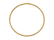 Yellow Citrine 18k Yellow Gold Over Sterling Silver Tennis Necklace 18.06ctw