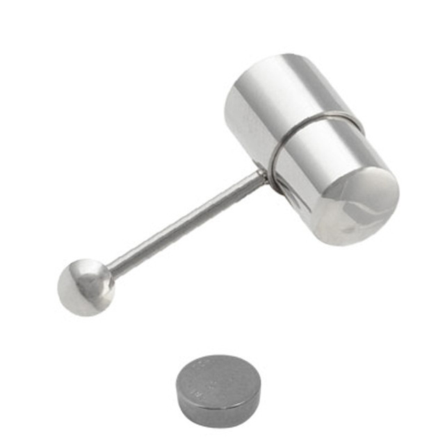 Vibrating Barbell Tongue Ring 14G 16mm