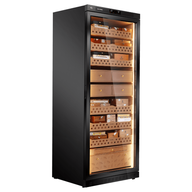 MON5800A Premium Electronic Cigar Humidor | 2500 Cigars