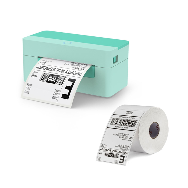 4x6" Shipping Label Printing Set - 4B-2054N Label Printer + 4x6" Direct Thermal Label