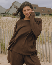 Oversized Sport Thermal - Coco with Monochrome Patch