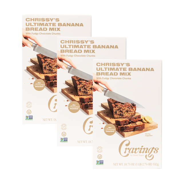 Chrissy's Ultimate Banana Bread Mix- 3 Pack