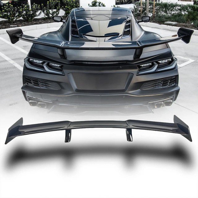 2020-2026 Corvette C8 Type-ZR1 Carbon Fiber 1pc Spoiler For Stingray/Z06/E-Ray