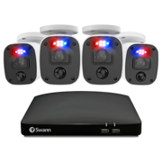 Home 4 Camera 8 Channel 1080p Full HD DVR 1TB HDD Security System with Mic