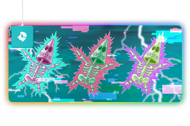 Spongebob P1 Skeleton Patrick RGB Mousepad - L