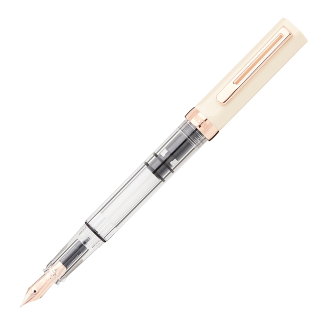 TWSBI ECO Fountain Pen - Creme w/ RoseGold