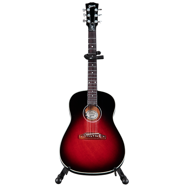 Gibson AXE HEAVEN® J-45 Slash Vermillion Burst 1.4 Scale Mini Guitar Model