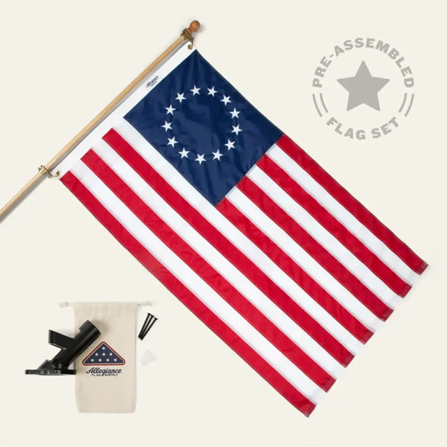 3' x 5' Betsy Ross Flag Set
