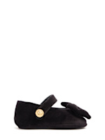 Velvet pre-walker ballerinas - Balmain - Girls  | Luisaviaroma