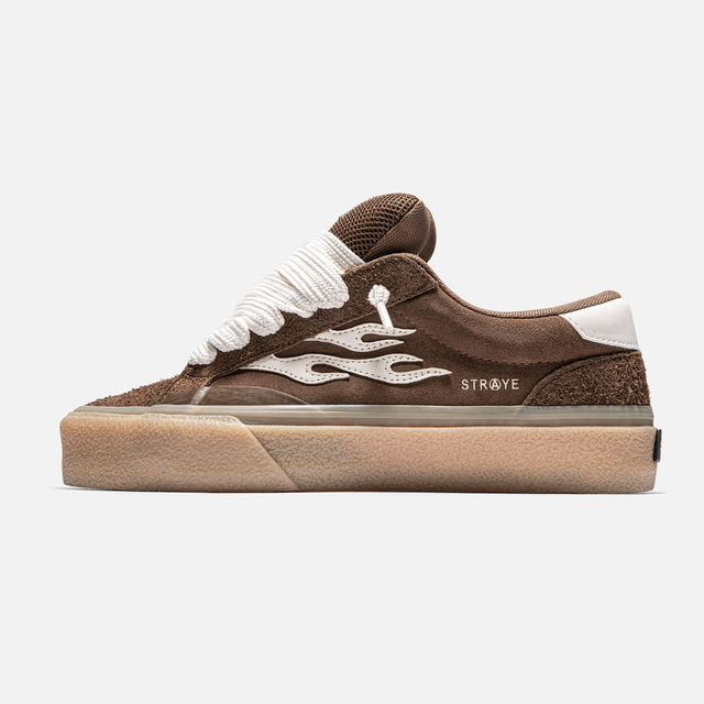 LOGAN PUFF - BROWN CREPE