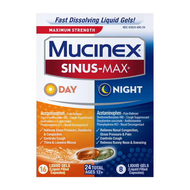 Maximum Strength Sinus-Max® Day & Night