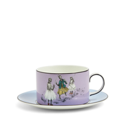 Sheila Bridges Teacup & Saucer Skipping