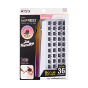 imPRESS Falsies Self Adhesive Eyelashes, 36 Lash Clusters - Voluminous