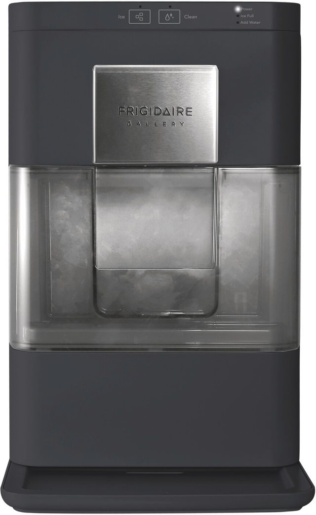 44-lb Touchscreen Countertop Nugget Ice Maker with Self-Clean - Black