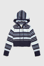 Surfside Striped Zip Up