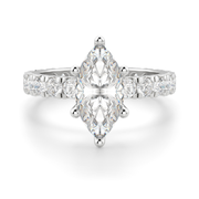 Gwyneth Marquise Cut 0.50 ct Center Engagement Ring Lab Grown Diamond