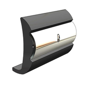 Taco Marine V21-9790BKA20D Rigid Vinyl, Black Rub Rail, 7/8"W x 2-3/16"H x 20'L