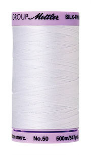'-2000 White  - Mettler 50wt Silk Finish Thread