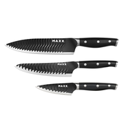 Kalorik MAXX "The Essentials" 3-Piece Professional Chef, Prep, and Paring Knife Set
