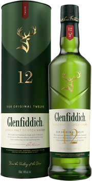 Glenfiddich 12YO Single Malt Scotch Whisky 700mL