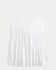 Easy Scoop Henley Babydoll Top