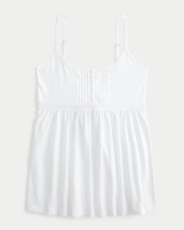 Easy Scoop Henley Babydoll Top