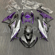 Amotopart Kawasaki 2009-2012 ZX6R 636 Grey&Purple Fairing Kit