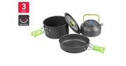 Komodo Aluminium Camping Cookware Set | Camping Cookware | Sports, Outdoors & Travel