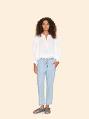 Dusty Blue Draper Pant