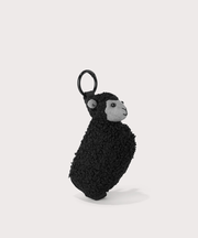 Sheep Keychain in Onyx Shearling