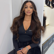 Tuneful Classic Highlight Colored Lace Front Closure Body Wave Wig