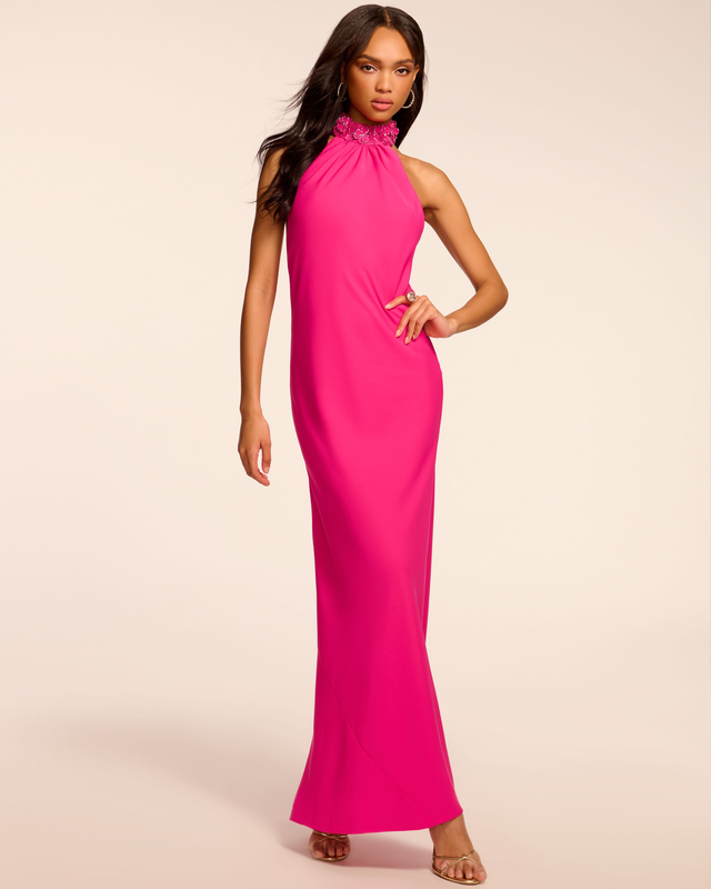 Sullivan Embellished Crepe Gown