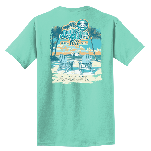 Jimmy Buffett Day Fins Up Forever T-Shirt