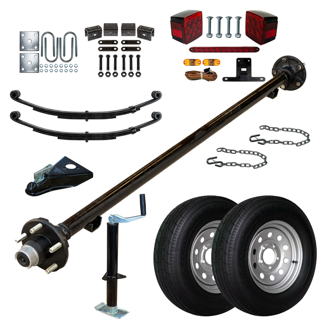 2000 lb TK Single Axle Trailer Parts Kit - 2K Capacity (Complete Original Series)