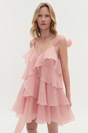 Erin Mini Dress-MUTED ROSE / 6