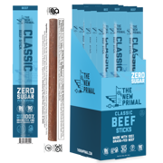 Classic Beef Meat Sticks, 100% Grass-Fed Beef, Zero Sugar (20 Sticks)